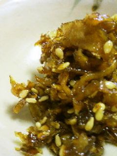 ショウガの佃煮-レシピのメイン写真