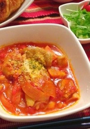 鶏肉と野菜のトマト煮♡簡単！-レシピのメイン写真
