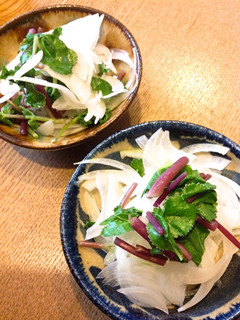 ぼうふうと新玉ねぎのサラダ-レシピのメイン写真