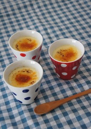生クリームを使わない　クレーム・ブリュレ-レシピのメイン写真