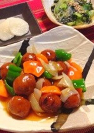 肉団子と野菜の甘酢あんかけ♡-レシピのメイン写真