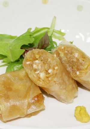 お手軽焼き春巻き-レシピのメイン写真