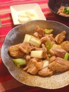 鶏肉とネギの塩炒め♡-レシピのメイン写真
