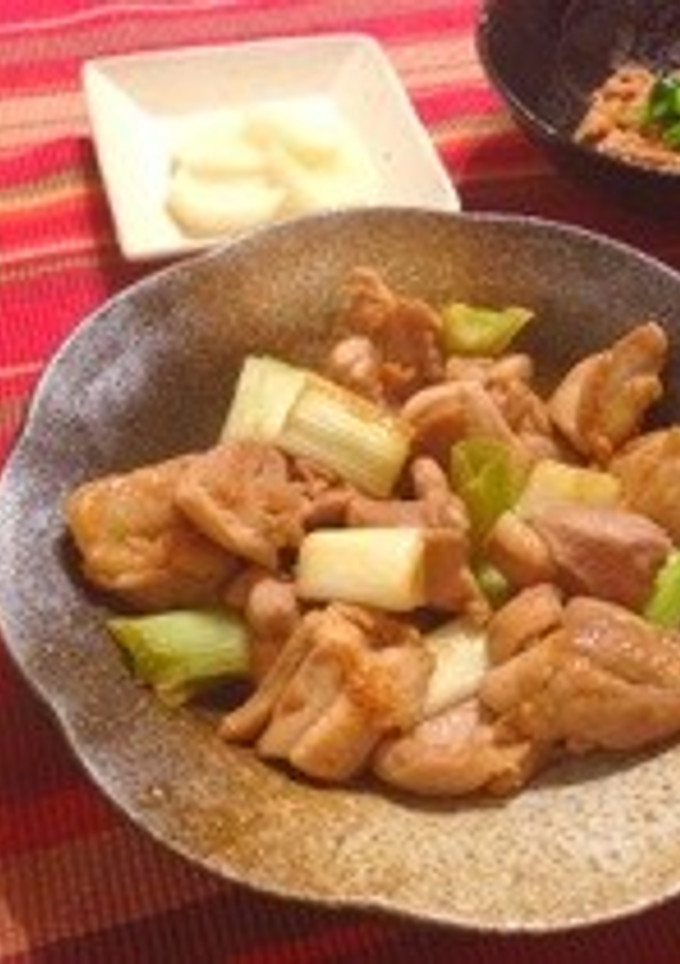 鶏肉とネギの塩炒め♡-レシピのメイン写真