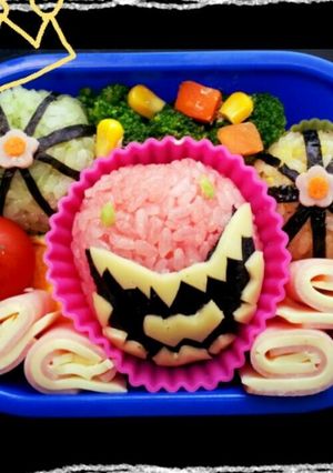 キャラ弁★キョウリュウジャー*レッド-レシピのメイン写真