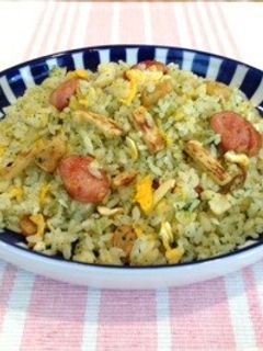 筍ペペロンチーノ炒飯-レシピのメイン写真
