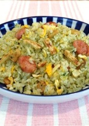 筍ペペロンチーノ炒飯-レシピのメイン写真