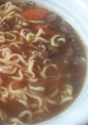 カレーラーメン-レシピのメイン写真