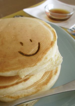 白神こだまでパンケーキ-レシピのメイン写真