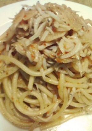 レンジで簡単旨辛!カラブリア風しらすスパ-レシピのメイン写真