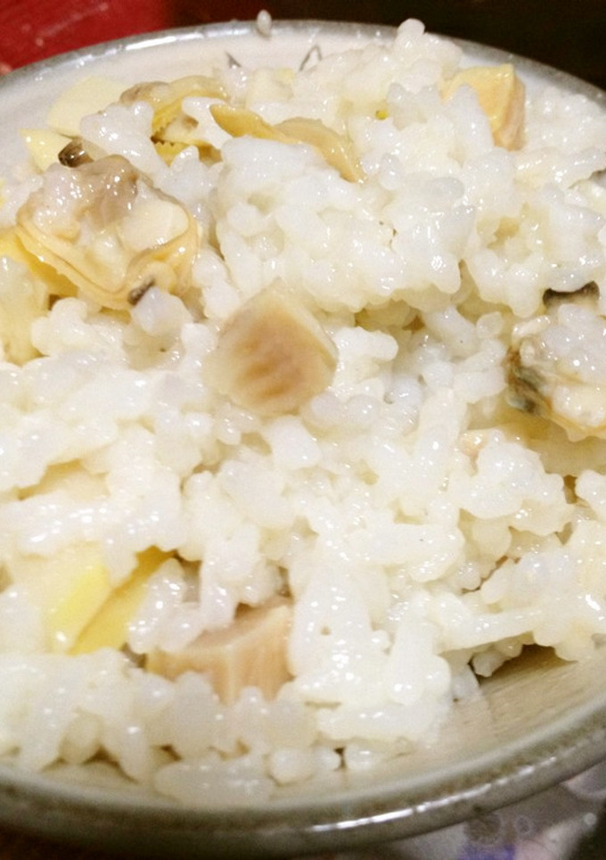 たけのことアサリの炊き込みご飯-レシピのメイン写真