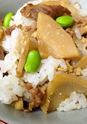 たけのこの混ぜご飯-レシピのメイン写真