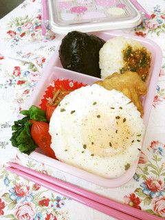 簡単お弁当の目玉焼き-レシピのメイン写真