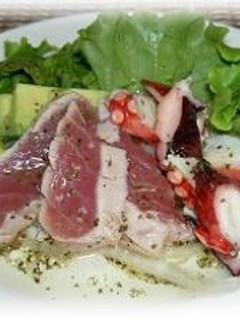 マグロとたこのカルパッチョ-レシピのメイン写真