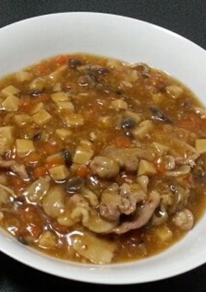 豚と高野豆腐の麻姿煮-レシピのメイン写真