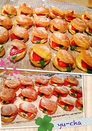 ヨーグルトとオリーブ油deシュークリーム-レシピのメイン写真
