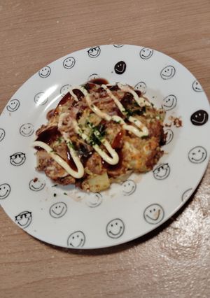 あっさり、もんじゃ風豆腐お好み焼き!-レシピのメイン写真