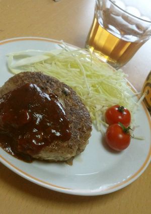 豆腐と挽き肉でジューシーハンバーグ＊-レシピのメイン写真