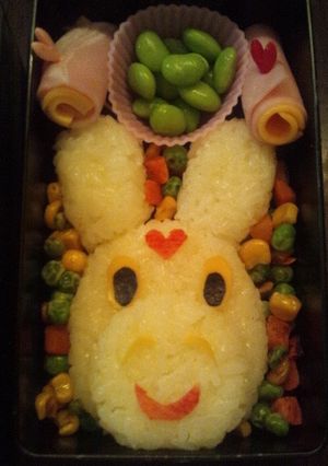 サフランライスのロディ☆キャラ弁♪-レシピのメイン写真