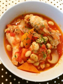 炊飯器で!鶏手羽元(鶏肉)のトマト煮♪-レシピのメイン写真