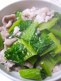 高菜と豚こまの塩麹炒め-レシピのメイン写真