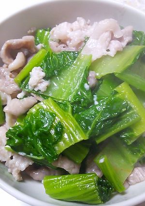 高菜と豚こまの塩麹炒め-レシピのメイン写真