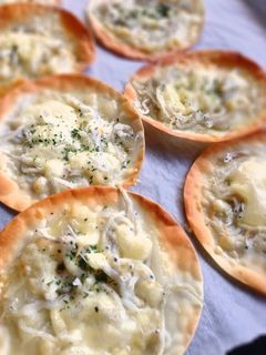 餃子の皮で簡単しらすピザ-レシピのメイン写真