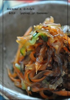 生くらげで中華風和え物-レシピのメイン写真