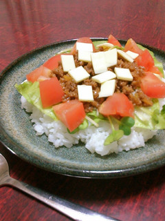 我が家のタコライス-レシピのメイン写真
