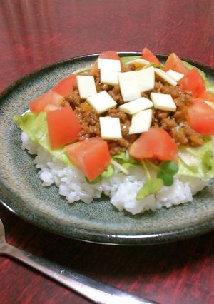 我が家のタコライス-レシピのメイン写真