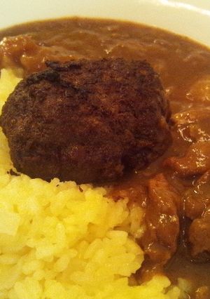 サフランライスのハンバーグカレー-レシピのメイン写真