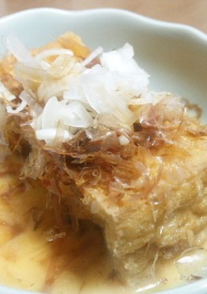 簡単卵かけ厚揚げ-レシピのメイン写真