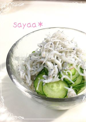 夏の我が家の超定番！しらす胡瓜ポン酢-レシピのメイン写真