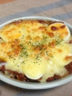 *余ったミートソースで豆腐グラタン*-レシピのメイン写真