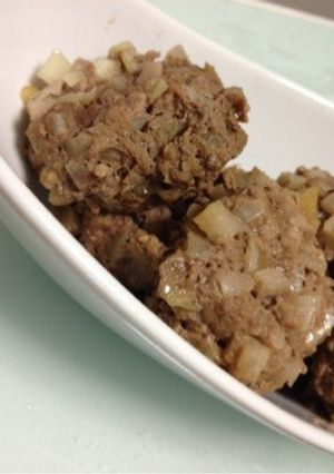 レンジで超簡単ハンバーグ-レシピのメイン写真