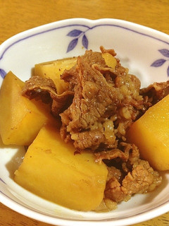 じゃがいもと豚バラの簡単肉じゃが風-レシピのメイン写真