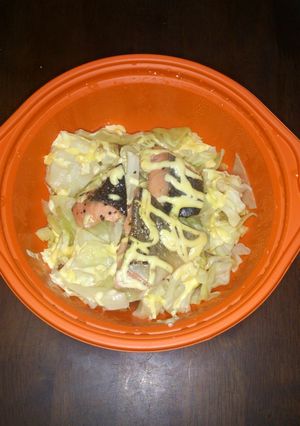 ●ラ・クッカーでつくる鮭のキャベツ炒め-レシピのメイン写真