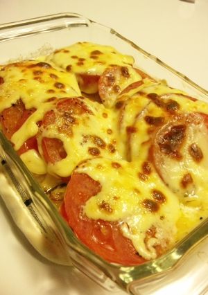 トマトのマヨチー焼き★一品やおつまみに-レシピのメイン写真
