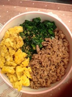 三色そぼろ丼-レシピのメイン写真