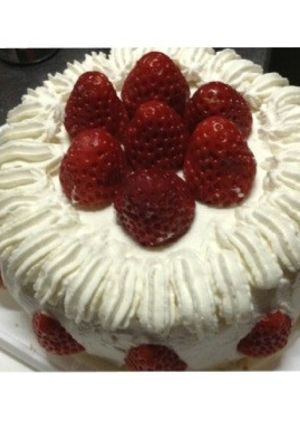 いちごの誕生日ケーキ♡-レシピのメイン写真