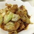 甘辛♡キャベツの赤みそ炒め