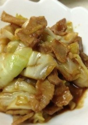 甘辛♡キャベツの赤みそ炒め-レシピのメイン写真