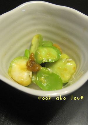 お酒のおつまみに♪そら豆のうにあえ-レシピのメイン写真