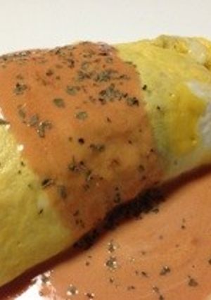 洋風とん平焼き♡〜オーロラソース〜-レシピのメイン写真