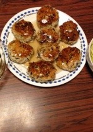 鶏肉とひじきのあんかけハンバーグ-レシピのメイン写真