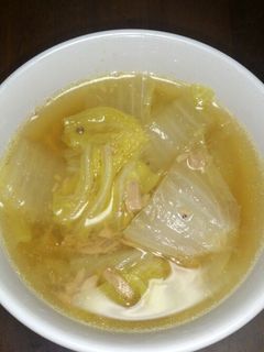 ●ツナと白菜のコンソメスープ●-レシピのメイン写真