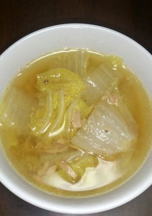 ●ツナと白菜のコンソメスープ●-レシピのメイン写真