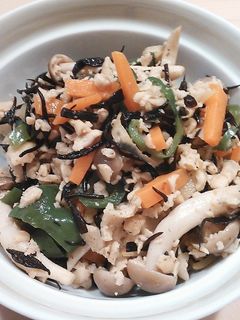 高野豆腐とひじきの和風そぼろ-レシピのメイン写真