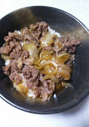 ☆ずぼらな私の牛丼☆-レシピのメイン写真