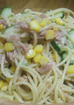 マヨネーズいらないスパゲッティサラダ-レシピのメイン写真